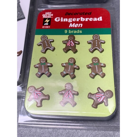 Christmas-Themed Brad Buddies & Hot Off The Press Brads Set - Picture 5 of 10